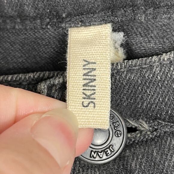 Rag & Bone Skinny Denim Jeans Rock w/ Holes Size 27 Distressed Grunge Emo - Picture 5 of 16